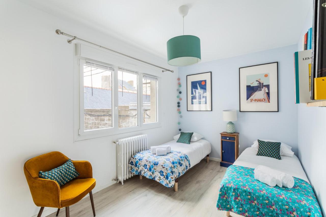 Les Abimes, Beau Logement Avec 2 Chambres Avec Parking Saint-Malo Luaran gambar